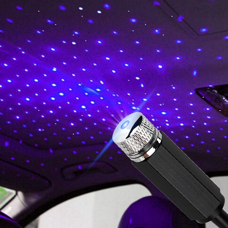 Mini size USB Star Sky Lamp Car Roof Atmosphere Ambient Projector