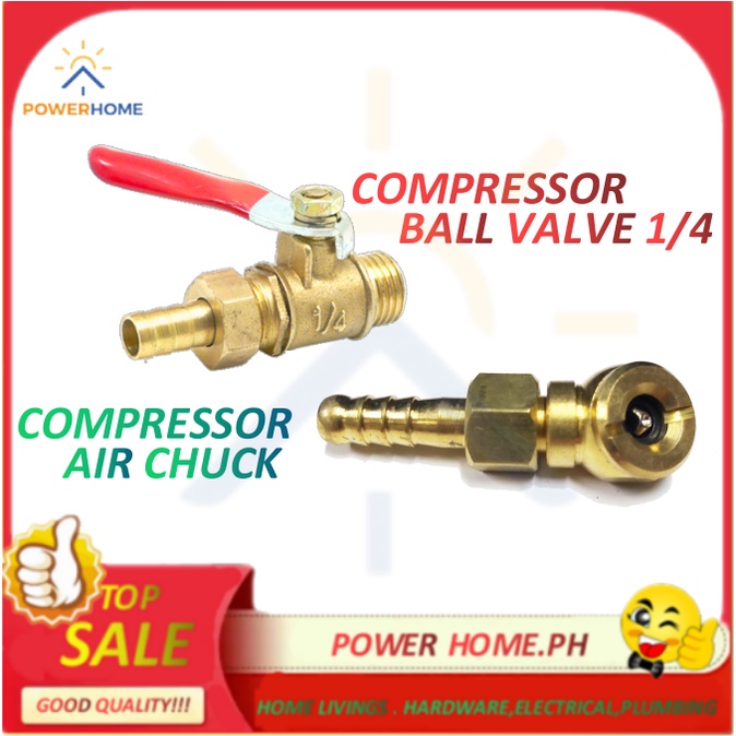 (PER PIECE) Brass Ball Valve 1/4" / Air Ball Valve 1/4"