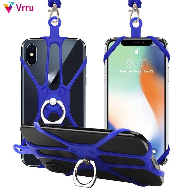 Universal Lanyard For Phone Silicone Sports Phone Strap Mobile Phone ...