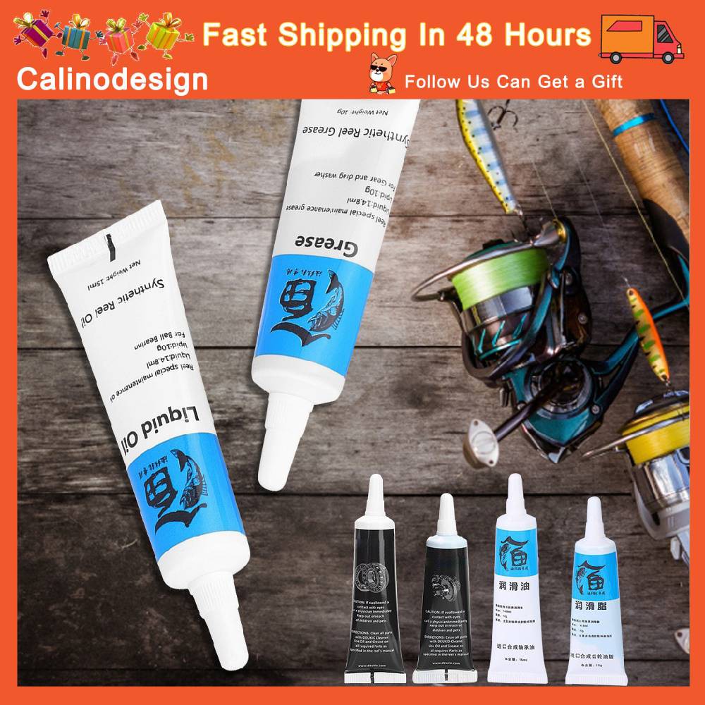 [Ready]Calin Fishing Reel Maintenance Tools Kit Lubricant Oil+ Grease