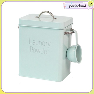 [perfeclan4] 6.5L Laundry Powder Container Cereal Flour Barrel Food Storage Box with Spoon Pet Food Organizer Canister Laundry Powder Bin Rice Bin #8