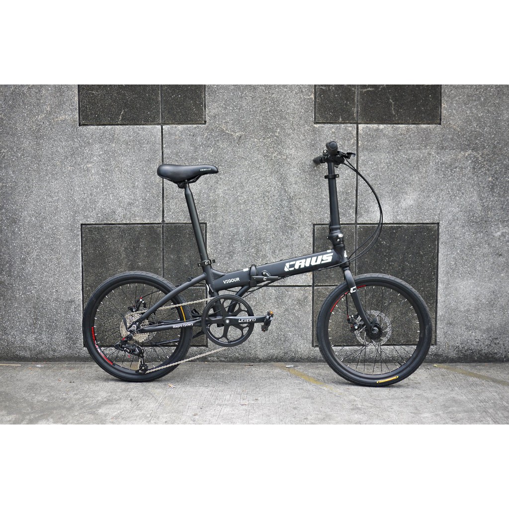 disc brake folding bike