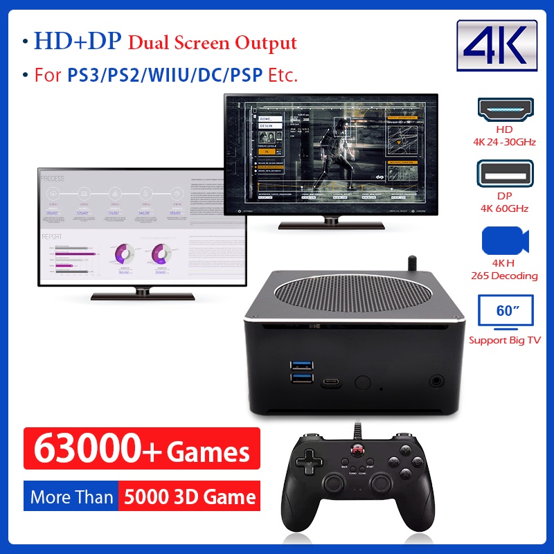 Super Console X Mini Pc Box Built In Retro Games For Ps2 Wii Dc Psp N64 Win10 Pro Batocera G Shopee Philippines