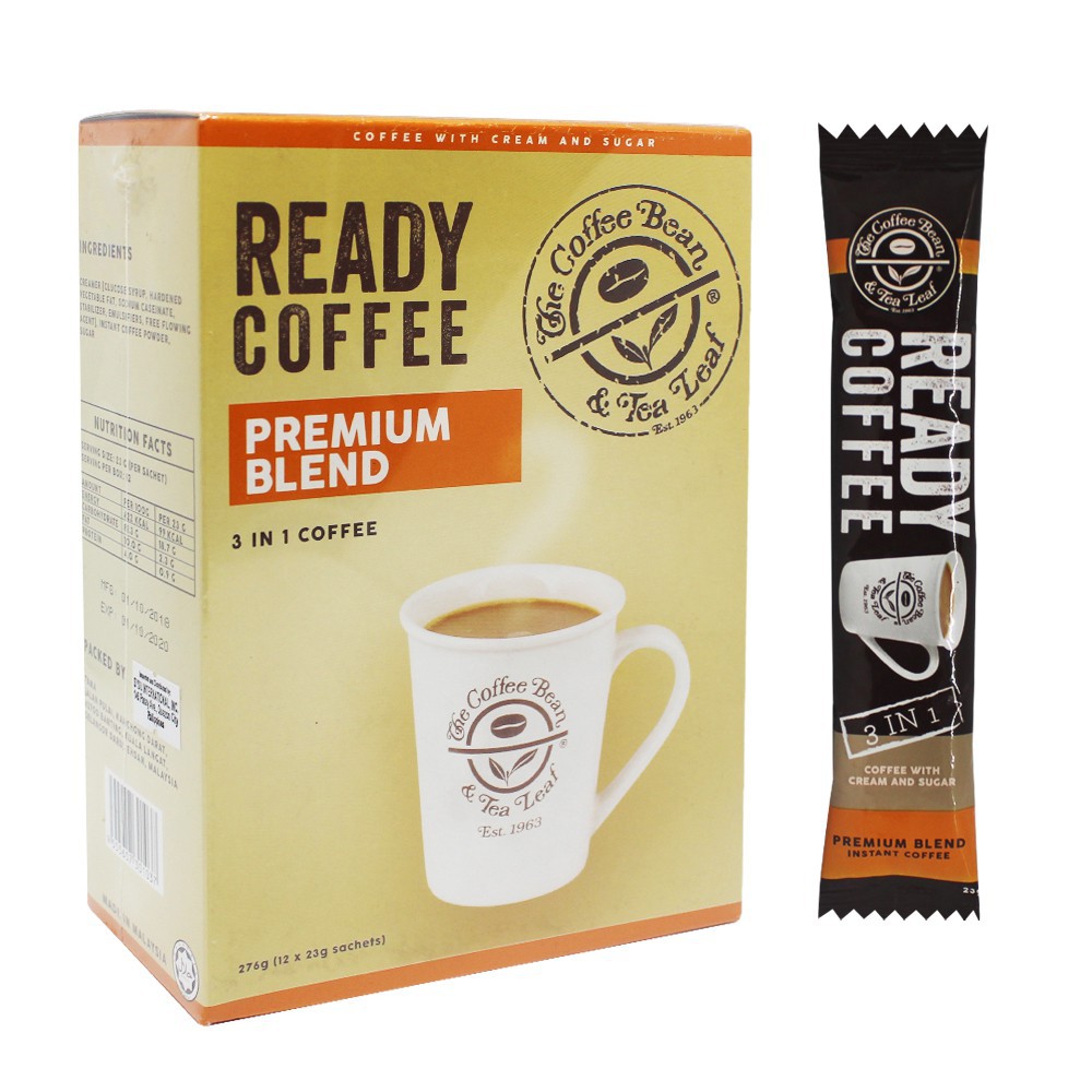 Coffee Bean & Tea Leaf 3in1 Ready Coffee Premium Blend Shopee Philippines