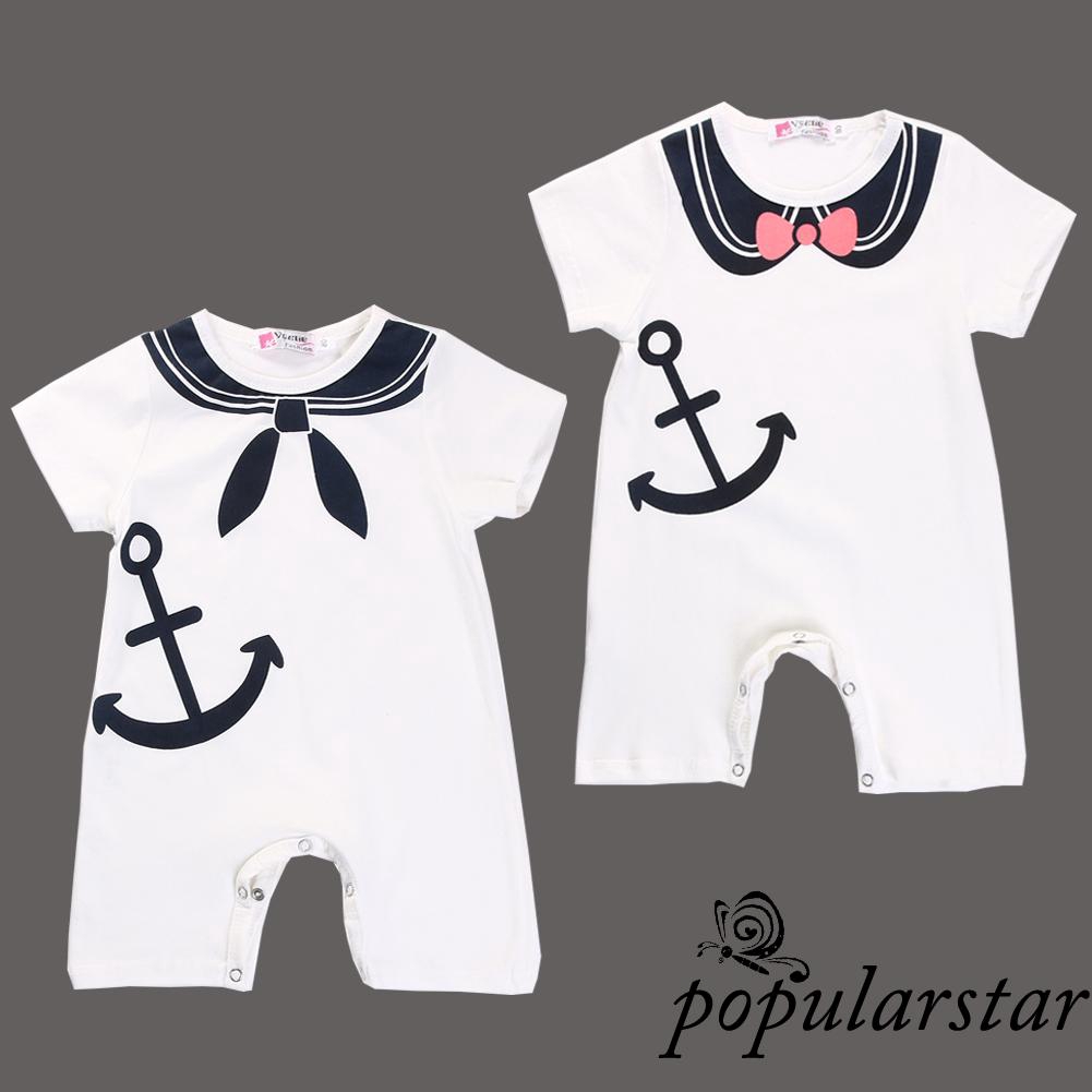 baby girl sailor romper