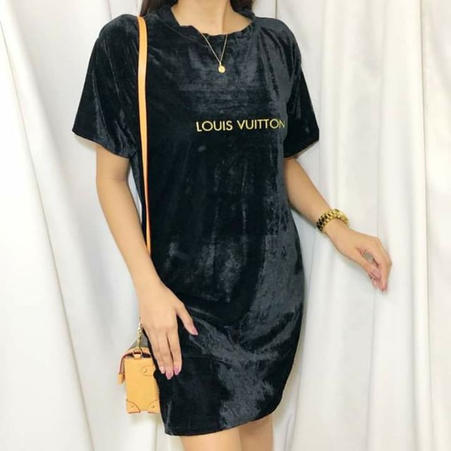 balenciaga velvet dress
