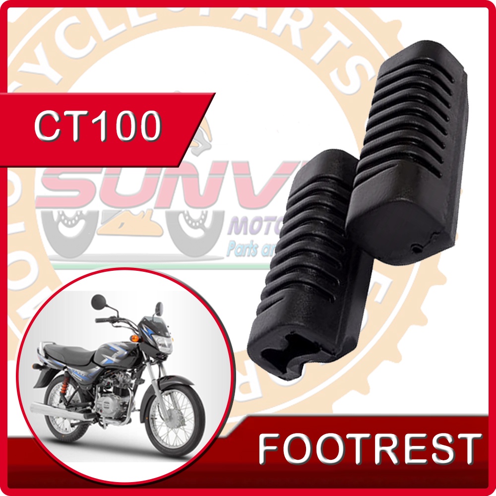 MOTORCYCLE FRONT FOOTREST BAJAJ/CT100 Shopee Philippines