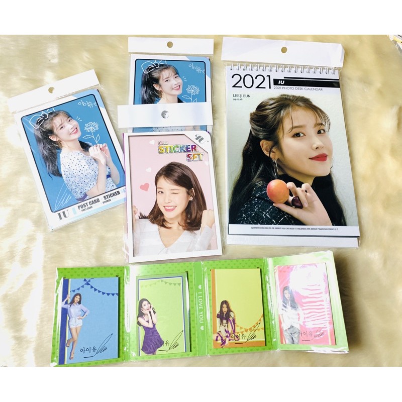 [ONHAND] Lee Jieun IU DESK CALENDAR 20212022 and OTHER MERCH Shopee