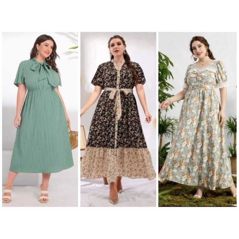 918 ASY ASSORTED DRESS PLUS SIZE (FIT TO XL) | Shopee Philippines