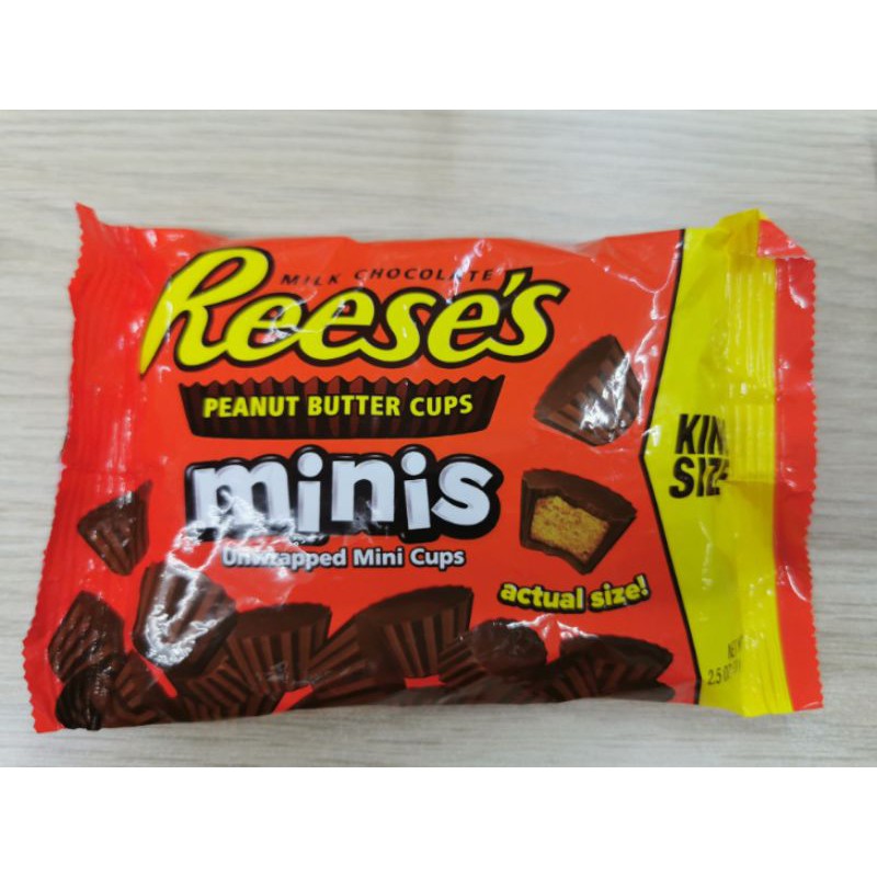 Reese's Milk Chocolate Peanut butter Cups Minis Unwrapped Mini Cups Shopee Philippines