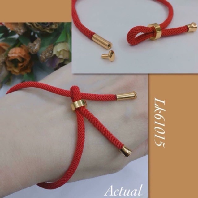 Lucky Charm REDLINE Adjustable Bracelate Shopee Philippines