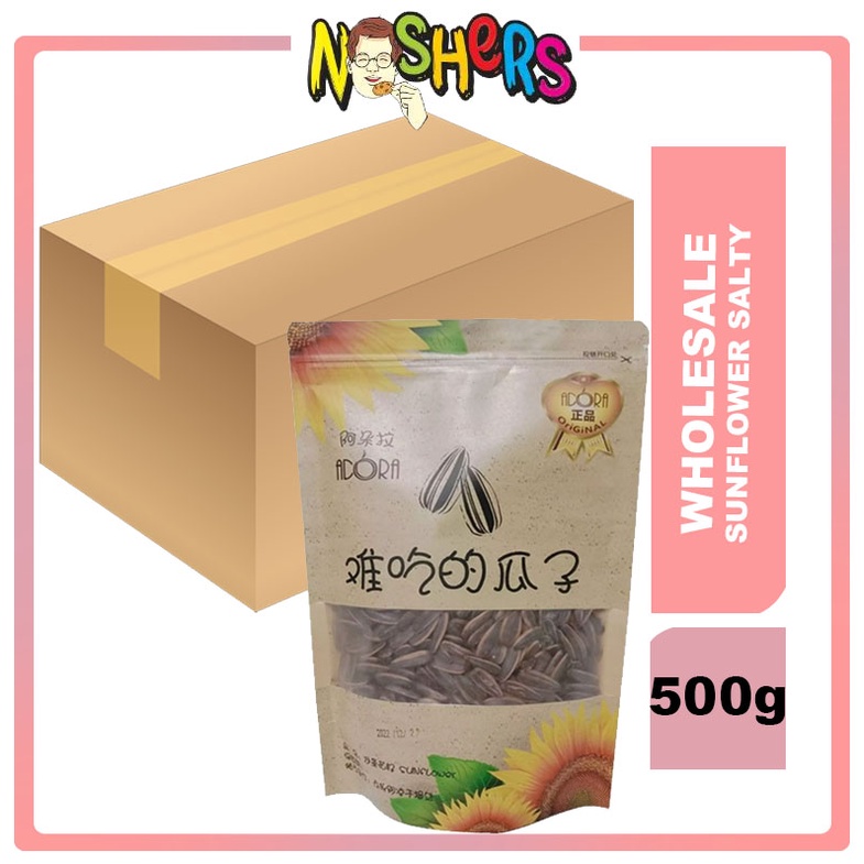 Noshers WHOLESALE Sunflower Seeds Sweet/Salty Roasted Seeds Organic