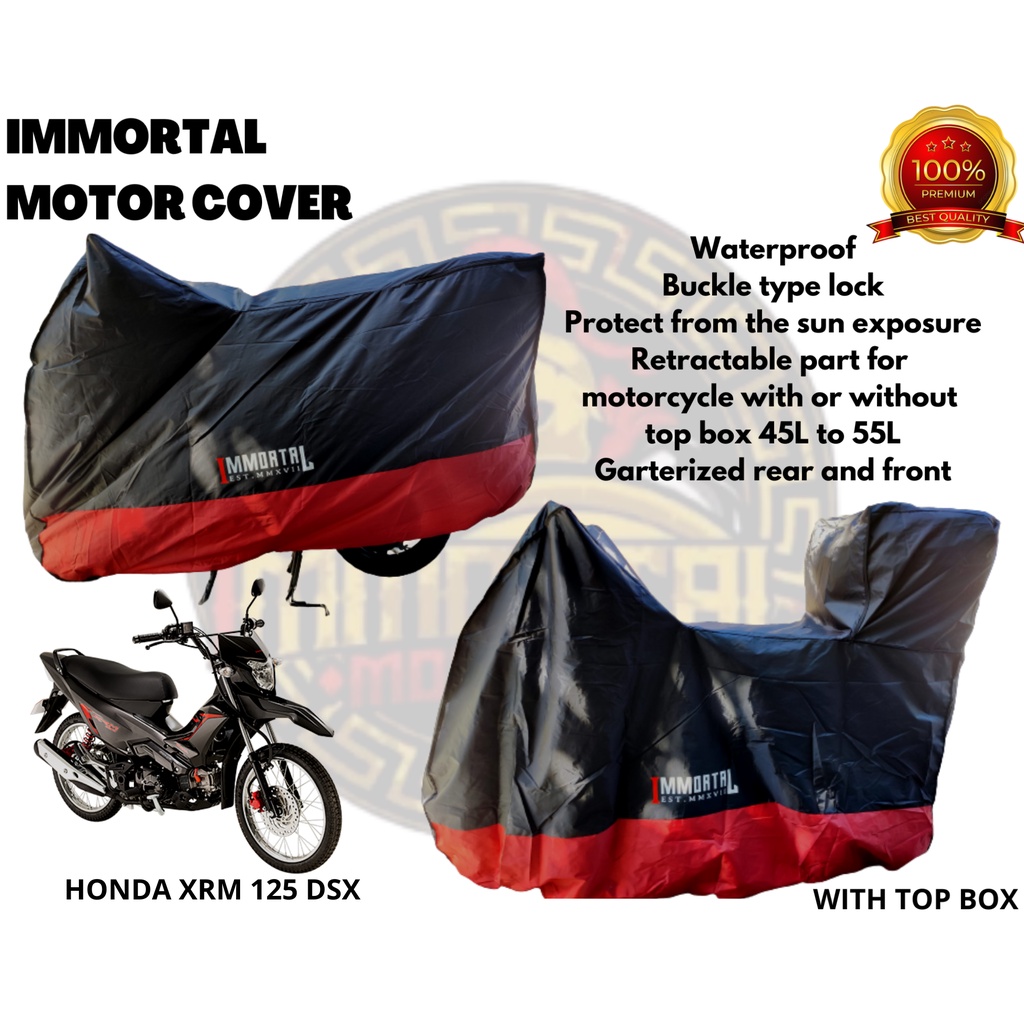 MT MOTOR COVER by IMMORTAL FOR HONDA XRM 125 DSX | FITS TO WITH/WITHOUT ...