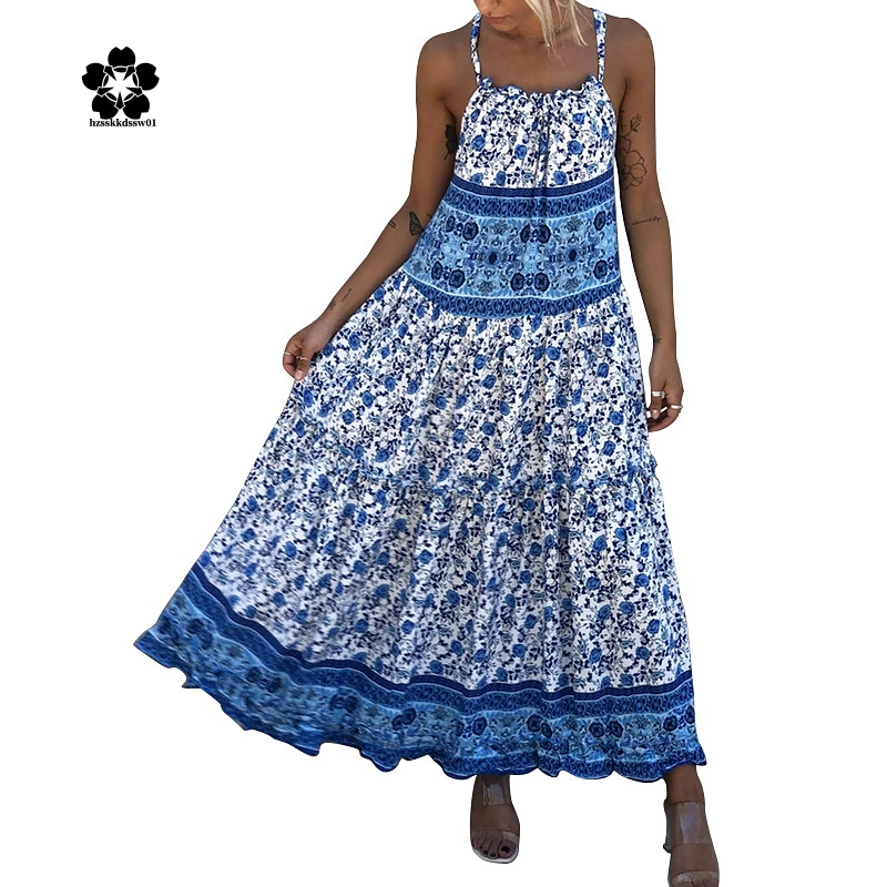 maxi boho dress