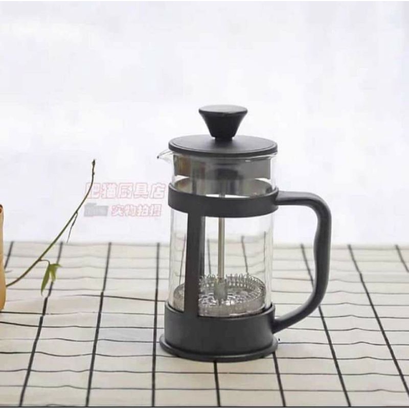 600ml French Coffee Press Glass Cafetiere Shopee Philippines
