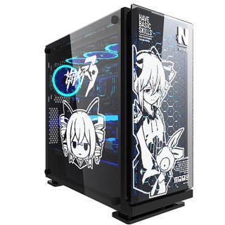 Honkai Impact Game Stickers for PC Case,Cartoon Decor Decals for ATX ...