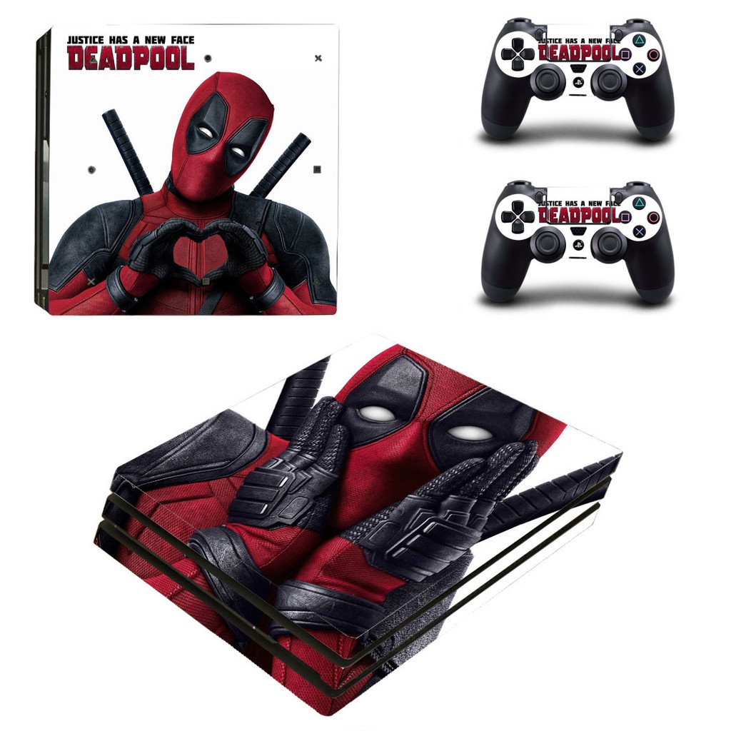 Deadpool PS4 Pro Skin Sticker for Sony 