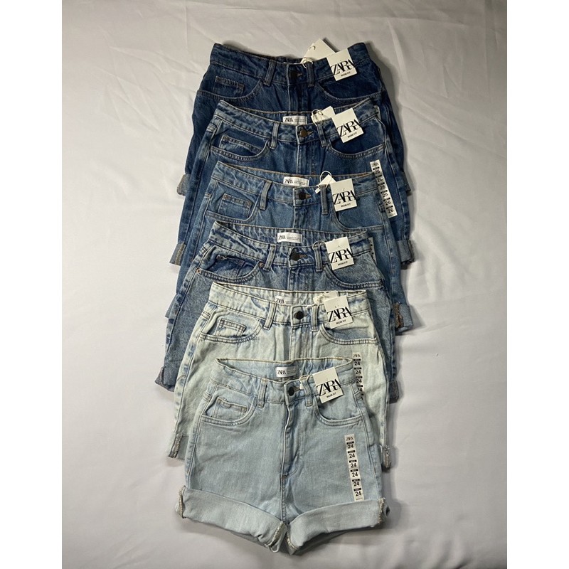 zara mom shorts