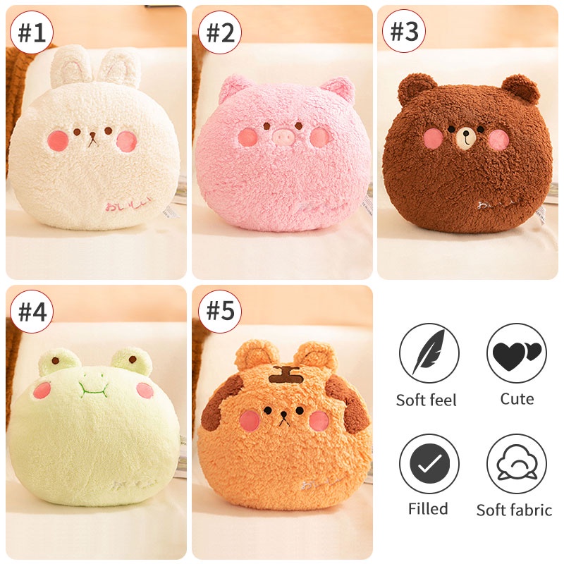 Cute Soft Throw Pillows Cartoon Chair Cushion Bed Supplies Girls Gifts