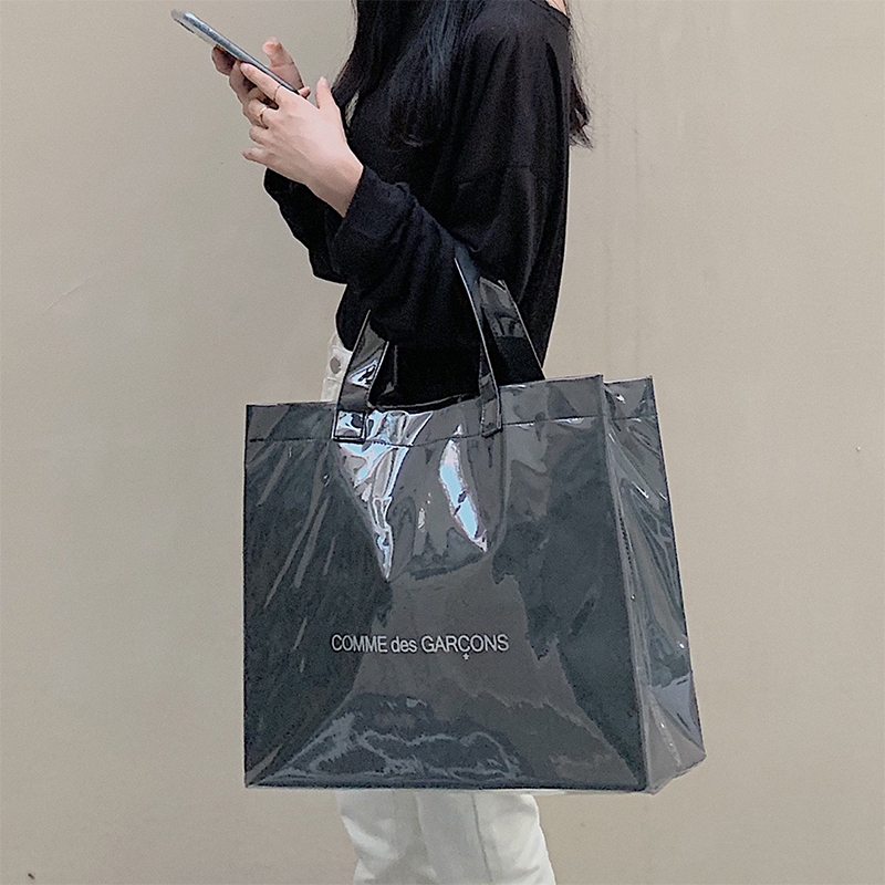 comme des garcons black market tote bag