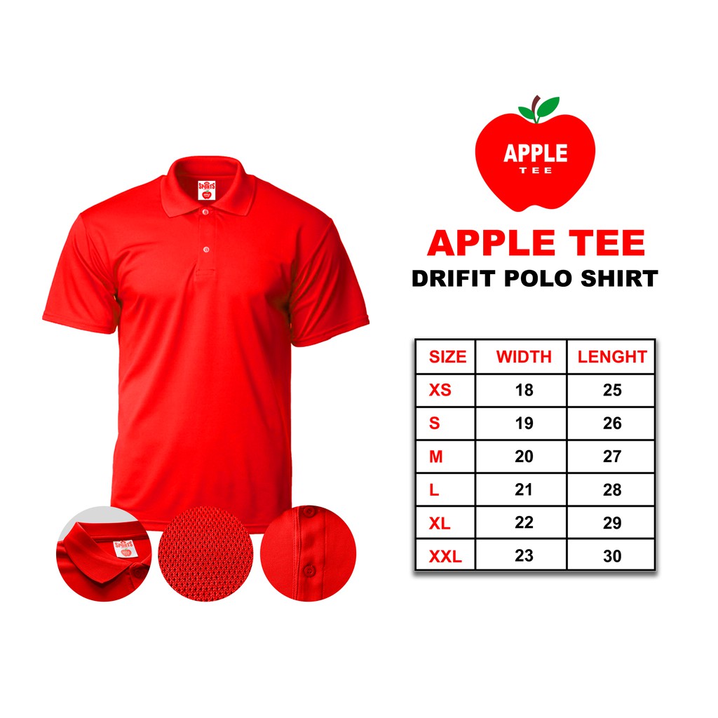 red dri fit polo shirts