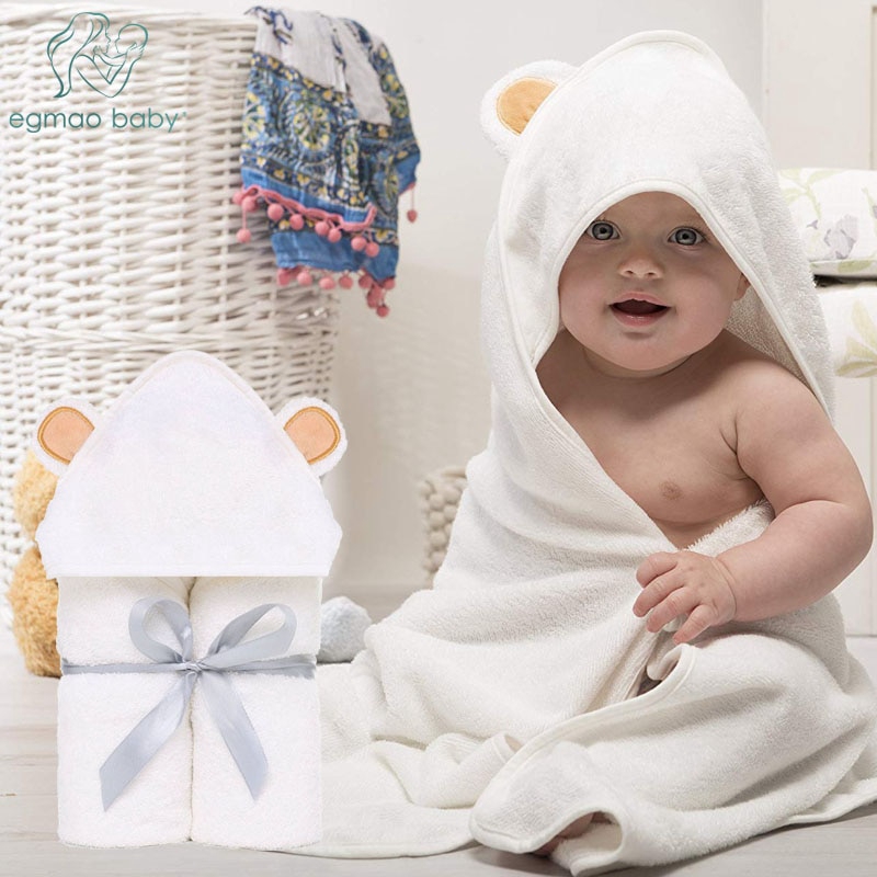 thick hooded baby towels