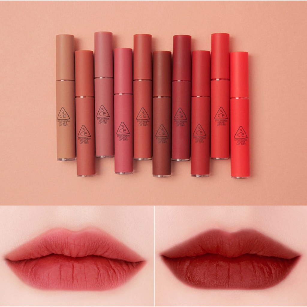 3ce Velvet Lipstick Tint Waterproof Matte Nude Lips Cosmetic Korea Shopee Philippines