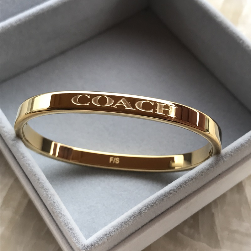 ✺む Genuine COACH Coach Couple Bracelet Men and Women Rose Gold Simple  Personality Fashion | Shopee Philippines