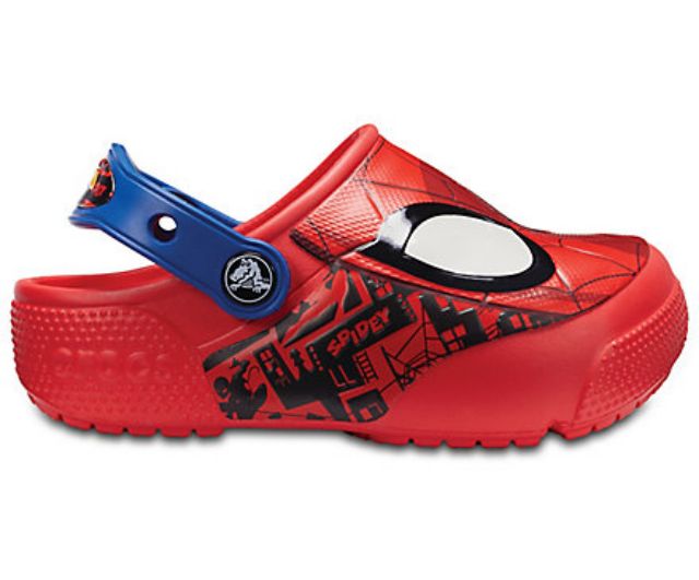 spider man crocs