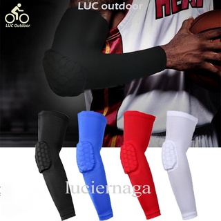 ESGTON Sports Padded Elbow Sleeves Compression Arm Protective Support for Basketball Volleyball baseball Protective Gear 