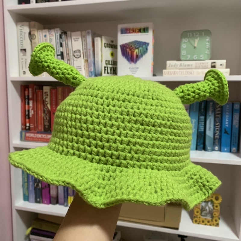 Shrek Bucket Hat // Bucket Hat // Crochet Shopee Philippines