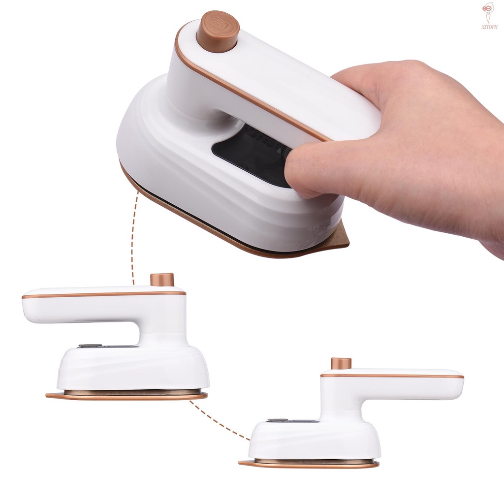 [XSTP] Mini Heat Press Machine T-Shirt Printing Steam Heating Transfer Press Handheld Iron Machines Support Dry Wet Ironing for Clothes Bags Hats Pads Blanket Phone Case Portable H
