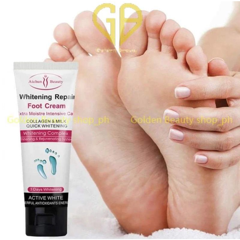 GB aichun beauty whitening repair foot cream 100g | Shopee Philippines