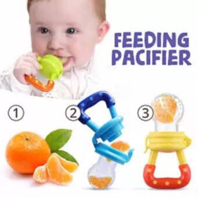 teething fruit pacifier