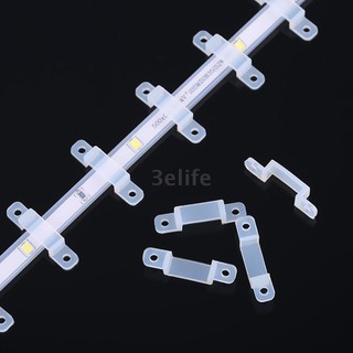For 3528 5050 LED Strip Light 10/14/17mm Mount wholesale Silicone Fixing Clip 