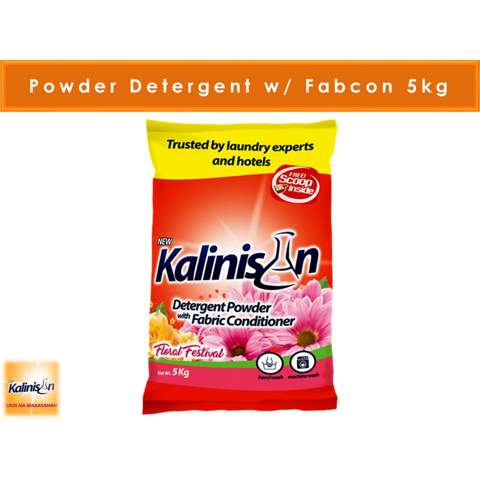 Kalinisan Powder Detergent with Fabric Conditioner 5KG Shopee Philippines