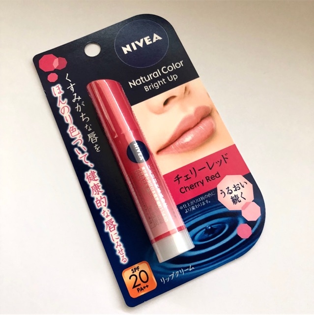 Nivea Japan Natural Color Bright Up Lip Balm with SPF20/PA++ | Shopee ...