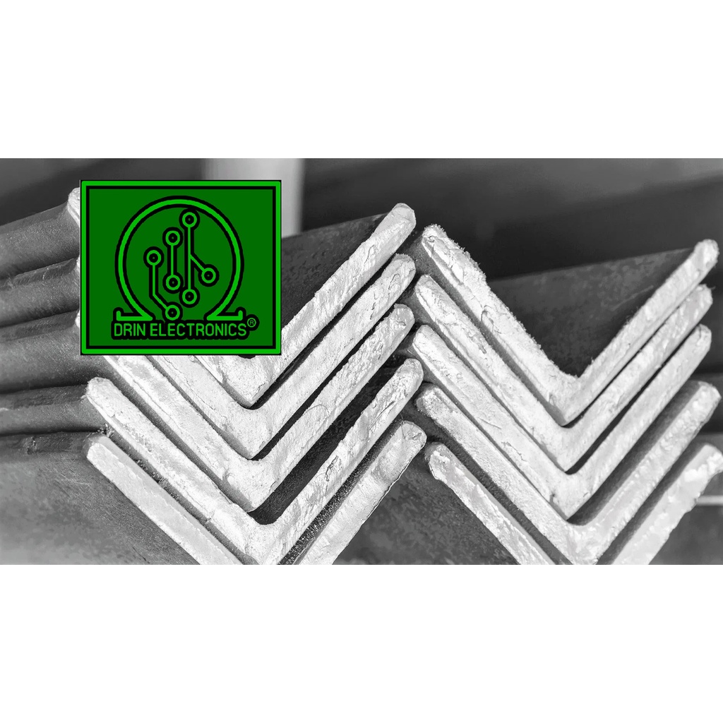 ALUMINUM ANGLE BAR 3/16'' AND 1/4" thickness x 1 1/4 x 2 (6 up to 24