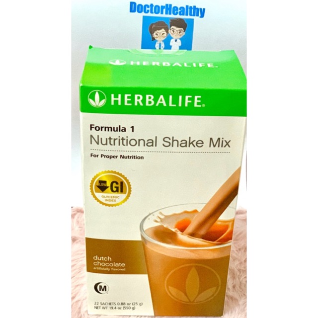 Herbalife Formula 1 Nutritional Shake Mix In Sachet Box Of 22 S Shopee Philippines