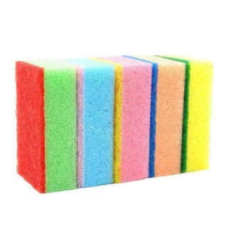 1pcs Household Kitchen Dish Washing Cleaning Sponges Scouring Tool Colored Cleaner Sponges Pads E0X4 #5
