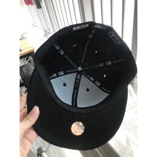 【Ready stock】mlb players Style Chicago White Sox flat brim cap full disclosure size hat black unisex hip hop snapback hat #8