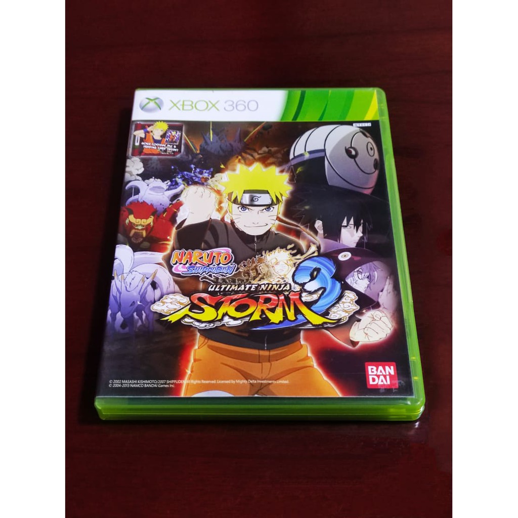 Naruto Shippuden Ultimate Ninja Storm 3 Xbox360 Game Shopee Philippines