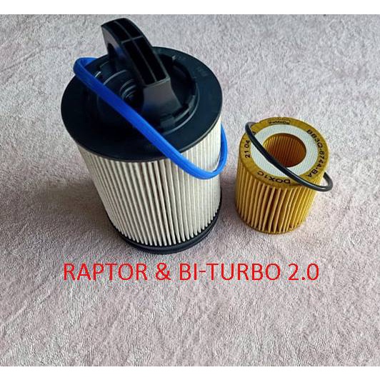 Oil and fuel filter ford raptor and 2.0 Bi-Turbo engine | Shopee ...