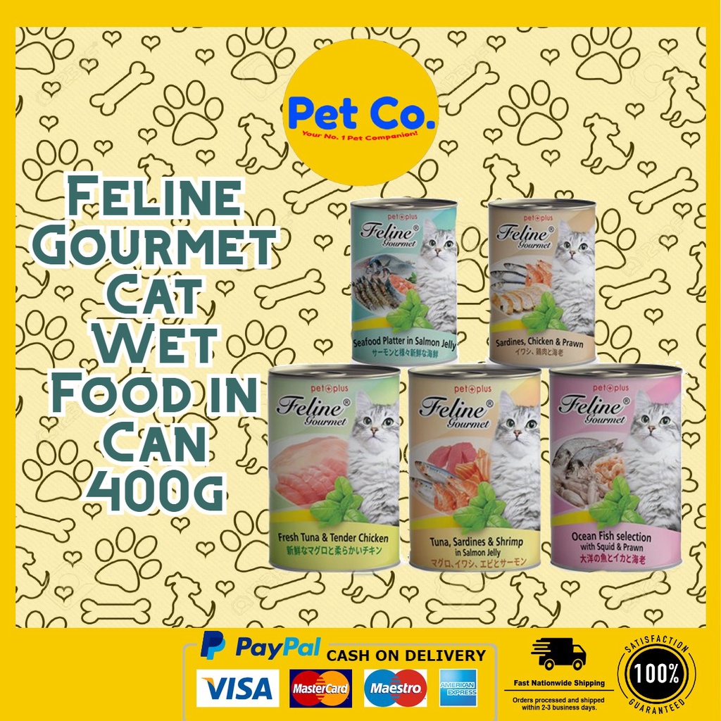 Feline Gourmet Cat Wet Food in Can 400g Shopee Philippines