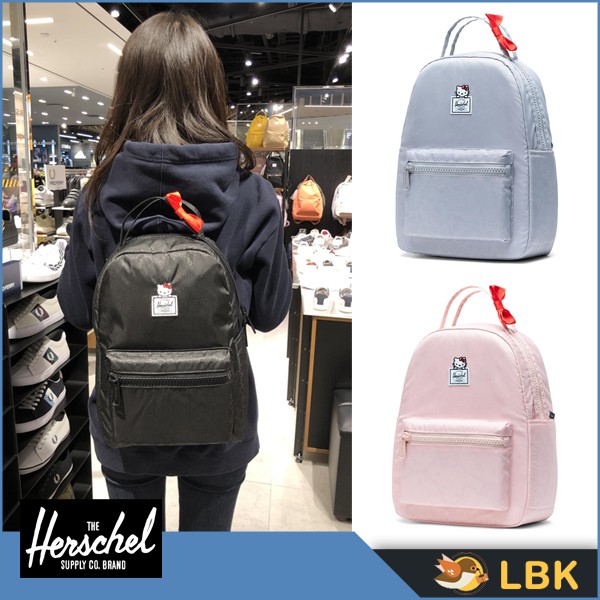 herschel hello kitty backpack black