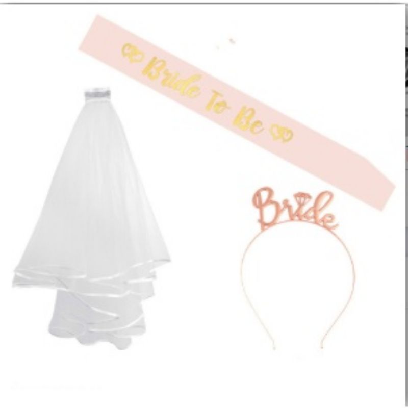 3 set bridal shower accessories Shopee Philippines