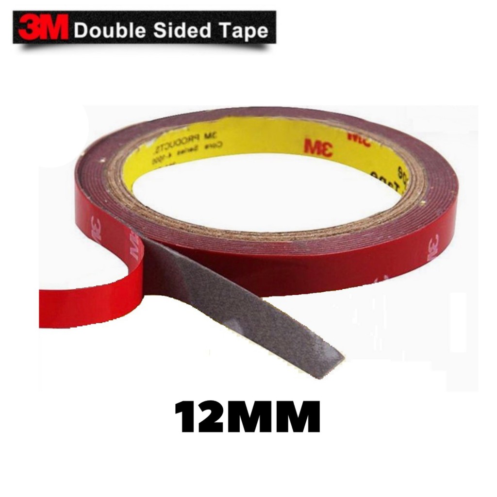 10 15 3m Double Sided Adhesivetape Rubber Car Motorcycle Bike Accessories Waterproof Strong Trending Shopee Philippines