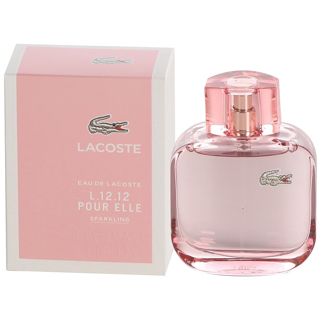 eau de lacoste l12 12 pour elle sparkling