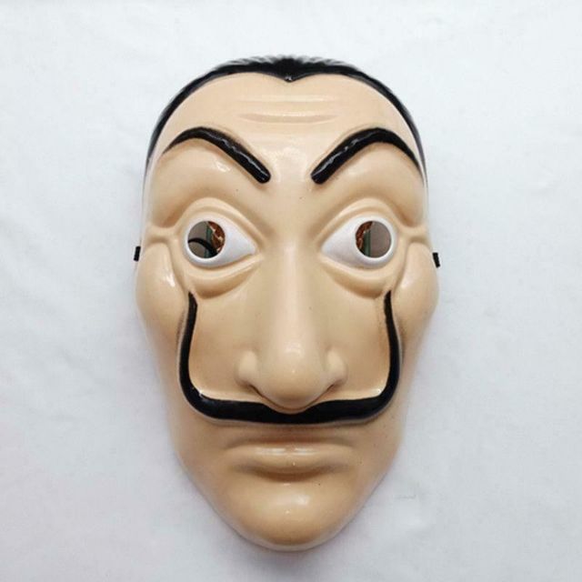 Ready On Hand La Casa De Papel Salvador Dali Face Mask Money