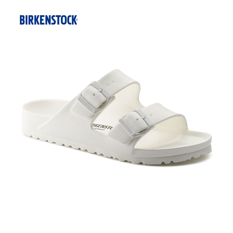 plastic birkenstocks white